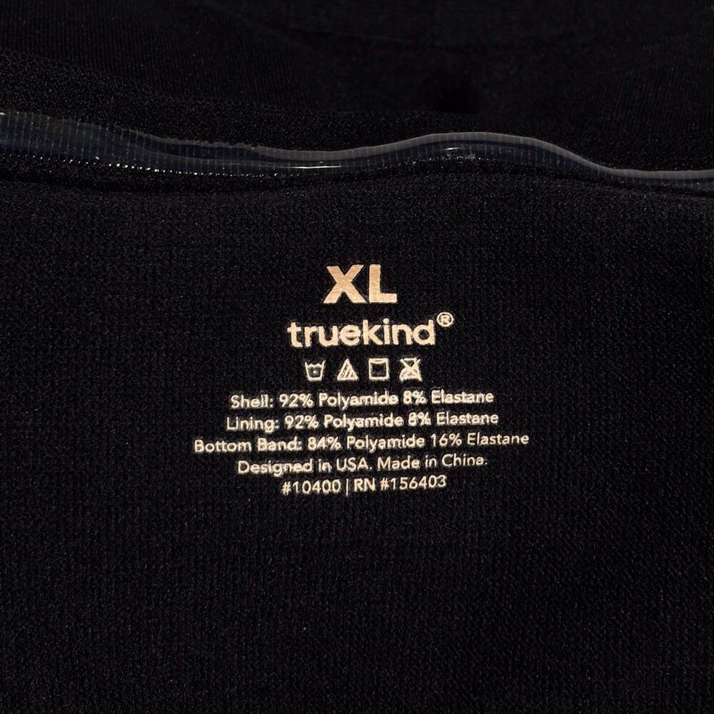 Truekind Bra Womens XL Black Convertible Strapless Bandeau Wireless Stretch NEW - Picture 10 of 10